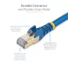 StarTech.com 10m CAT6a Ethernet kaabel - 10 Gigabit Shielded Snagless RJ45 100W PoE Patch Cord - 10GbE STP võrgukaabel w/Strain Relief - Blue Individually Tested/Wiring is UL Certified/TIA