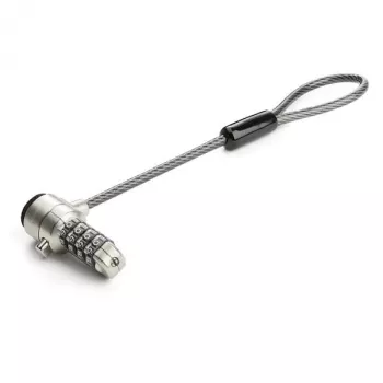 StarTech.com universaalne sülearvuti kaabliluku laiendusaas – 6” (15cm) vargusvastane 4-kohaline kombinatsioonlukk K-pesaga – arvuti turvakaabel kaksik-/mitmepealise luku loomiseks mitmele seadmele