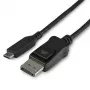 StarTech.com 3.3 jalga/1 m USB-C–DisplayPort 1.4 kaabel – 8K/5K/4K USB USB-C–DP 1.4 Alt Mode videoadapteri konverter – HBR3/HDR/DSC – 8K 60 Hz DP monitori kaabel – USB-C/Thunderbolt 3