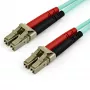 StarTech.com 7 m (22 jala) LC/UPC kuni LC/UPC OM4 mitmerežiimiline fiiberoptiline kaabel, 50/125 µm LOMMF/VCSEL tõmblukuga fiiber, 100G, madal sisestuskadu – LSZH fiiberhüppaja juhe