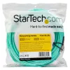 StarTech.com 15m (50ft) LC/UPC kuni LC/UPC OM3 mitmemoobiline fiiberoptiline kaabel, täisdupleks 50/125µm zipcord fiiberkaabel, 100G, madal sisestuskadu, LSZH fiiberhüppaja juhe