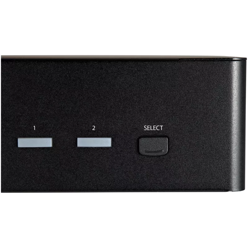 StarTech.com 2-pordiline kahe monitoriga HDMI KVM-lüliti – 4K 60 Hz Ultra HD HDR – lauaarvuti 4K HDMI 2.0 KVM-lüliti 2-pordilise USB 3.0 jaoturi (5 Gbit/s) ja 4x USB 2.0 HID-ga, heli – kiirklahvivahetus – TAA