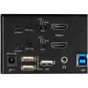 StarTech.com 2-pordiline kahe monitoriga HDMI KVM-lüliti – 4K 60 Hz Ultra HD HDR – lauaarvuti 4K HDMI 2.0 KVM-lüliti 2-pordilise USB 3.0 jaoturi (5 Gbit/s) ja 4x USB 2.0 HID-ga, heli – kiirklahvivahetus – TAA