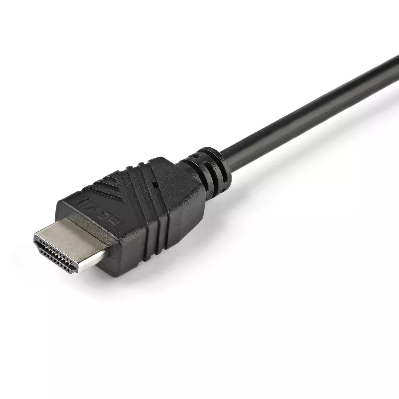 StarTech.com 2-pordine HDMI KVM-lüliti - 4K 60Hz - kompaktne kahe pordiga UHD/Ultra HD USB lauaarvuti KVM-lüliti integreeritud 1,2 m kaablite ja heliga - siini toitega ja kauglülitusega - MacBook ThinkPad