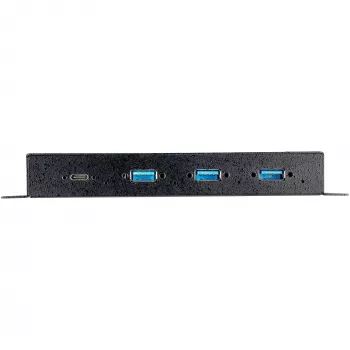 StarTech.com 4-pordiline USB-C jaotur 10 Gbit/s – tööstuslik metallist USB-C jaotur 3x USB-A ja 1x USB-C – ESD- ja liigpingekaitse – USB-C või USB-A host – toitega, monteeritav USB 3.2 Gen 2 jaotur