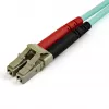 StarTech.com 15m (50ft) LC/UPC kuni LC/UPC OM4 mitmemoodiline fiiberoptiline kaabel, 50/125µm LOMMF/VCSEL Zipcord kiud, 100G, madal sisestuskadu – LSZH fiiber hüppaja juhe