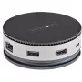 StarTech.com USB-C mitme pordiga adapter – USB 3.1 Gen 2 10 Gbit/s USB-C minidokk, 4K 60 Hz HDMI/DisplayPort või 1080p VGA, 75 W PD läbipääs, 3 pordiga USB-jaotur, GbE – mobiilne dokkimisjaam