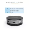 StarTech.com USB-C mitme pordiga adapter – USB 3.1 Gen 2 10 Gbit/s USB-C minidokk, 4K 60 Hz HDMI/DisplayPort või 1080p VGA, 75 W PD läbipääs, 3 pordiga USB-jaotur, GbE – mobiilne dokkimisjaam