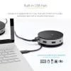StarTech.com USB-C mitme pordiga adapter – USB 3.1 Gen 2 10 Gbit/s USB-C minidokk, 4K 60 Hz HDMI/DisplayPort või 1080p VGA, 75 W PD läbipääs, 3 pordiga USB-jaotur, GbE – mobiilne dokkimisjaam