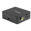 StarTech.com VGA-RCA ja S-Video muundur – USB-toide, aktiivne videomuundur, must, CE, FCC, REACH, 1920 x 1080 pikslit, 640 x 480,1920 x 1080 pikslit, 60 Hz