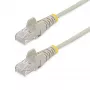 StarTech.com 2 m CAT6-kaabel – õhuke – haakumiskindlate RJ45-pistikutega – hall