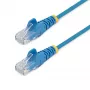 StarTech.com 3 m CAT6 kaabel – õhuke – takerdumisvastaste RJ45-pistikutega – sinine