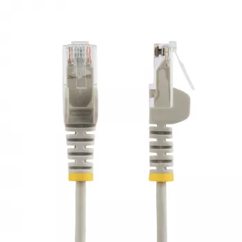 StarTech.com 2,5 m CAT6-kaabel – õhuke – takerdumisvastaste RJ45-pistikutega – hall