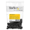 StarTech.com 50 tk 10-32 serveririiuli puurimutrid ja kruvid seibidega – riiulikinnituskomplekt – võrgu-/IT-seadmete kapi klambri-/sisemised mutrid ja poldid nelikantaukudele – must – TAA