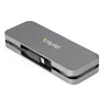 StarTech.com ~4-pordiline USB-C-jaotur - 4x USB-A - USB 3.0 USB-C-jaotur - USB 3.2 Gen 1 (5 Gbit/s) - siiniga toitega kaasaskantav sülearvuti USB-C–USB-A-adapterjaotur - 11,2-tolline (28,5 cm) kaabel koos kaablihaldusega