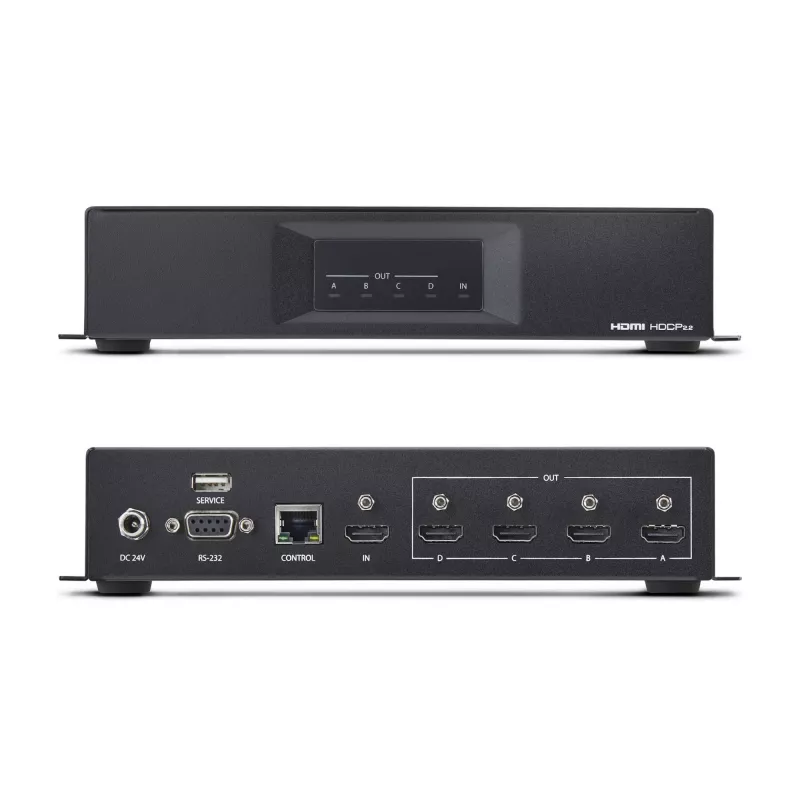 StarTech.com 2x2 HDMI videoseina kontroller – 4K 60Hz HDMI 2.0 videosisend 4x 1080p väljundisse – videoseina protsessor mitme ekraani kuvamiseks – videoseina jaotur – RS232/Ethernet juhtimine