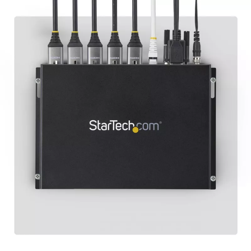 StarTech.com 2x2 HDMI videoseina kontroller – 4K 60Hz HDMI 2.0 videosisend 4x 1080p väljundisse – videoseina protsessor mitme ekraani kuvamiseks – videoseina jaotur – RS232/Ethernet juhtimine