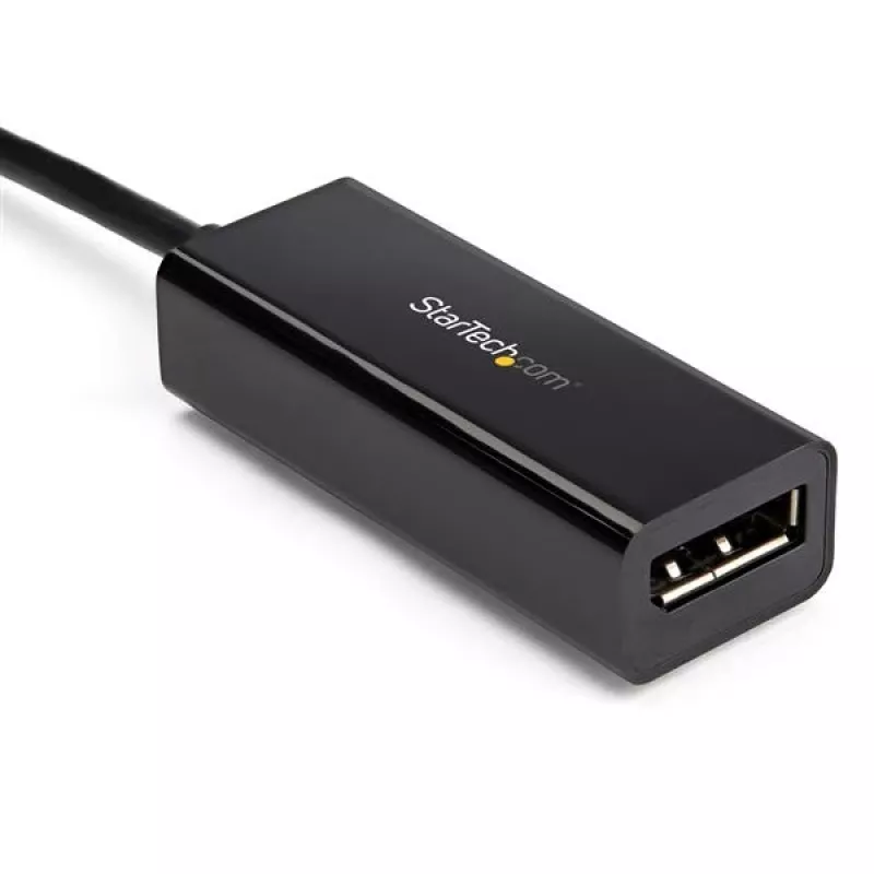 StarTech.com USB-C–DisplayPort-adapter – 8K/5K/4K USB USB-C–DP 1.4 Alt Mode videomuundur – HBR3/DSC/HDR – 8K 60 Hz Thunderbolt 3 ühilduv DisplayPort-kuvari displeiadapter