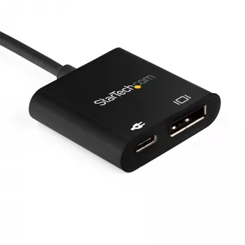 StarTech.com USB-C–DisplayPort-adapter toiteedastusega – 8K 60 Hz / 4K 120 Hz USB USB-C–DP 1.4 videomuundur 60 W PD läbiva laadimisega – HBR3 – Thunderbolt 3 ühilduv