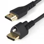 StarTech.com 3 jala (1 m) HDMI-kaabel lukustuskruviga - 4K 60Hz HDR - kiire HDMI 2.0 monitorikaabel lukustuskruviga pistikuga turvaliseks ühenduseks - HDMI-kaabel Ethernetiga - M/M