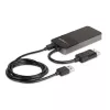 StarTech.com 3 pordiga mitme monitori adapter - DisplayPort 1.4 kuni 3x 4K DisplayPort video jaotur - kahe- või kolmekordne 4K - süle-/lauaarvuti DisplayPort MST jaotur mitme monitori jaoks - ainult Windowsi arvutitele
