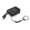 StarTech.com Compact USB C to HDMI Adapter - 4K 30Hz USB USB-C to HDMI Video Display Converter koos Keychain Ring - USB-C DP Alt Mode to HDMI Monitor Dongle - Thunderbolt 3 Ühilduv