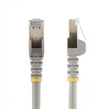 StarTech.com 1,5 m CAT6a Etherneti kaabel – 10 Gigabit varjestatud haakumiskindla RJ45 pistikuga 100W PoE paigaldusjuhe – 10GbE STP võrgukaabel tõmbetugevdusega – hall individuaalselt testitud/juhtmestus UL sertifitseeritud/TIA