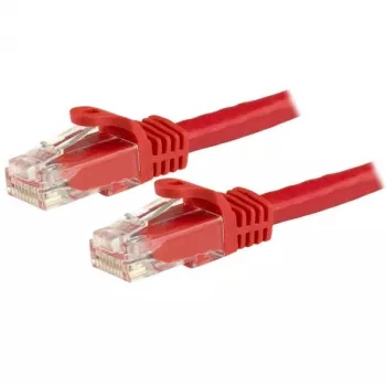 StarTech.com 7,5 m CAT6 Etherneti kaabel – punane CAT 6 Gigabit Etherneti juhe – 250 MHz 100 W PoE RJ45 UTP võrgu-/ühendusjuhe, haarduvuskindel, tõmbetugevdusega, individuaalselt testitud
