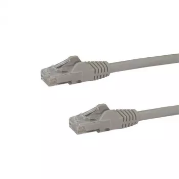 StarTech.com 7,5 m CAT6 Etherneti kaabel – Hall CAT 6 Gigabit Etherneti juhe – 250 MHz 100 W PoE RJ45 UTP võrgu-/ühendusjuhe takistuseta pistikutega ja tõmbetugevdusega, individuaalselt testitud