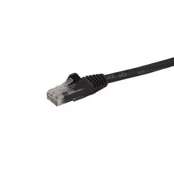 StarTech.com 7,5 m CAT6 Etherneti kaabel – must CAT 6 Gigabit Etherneti juhe – 250 MHz 100 W PoE RJ45 UTP võrgu-/ühendusjuhe, haakumiskaitsega ja tõmbetugevdusega, individuaalselt testitud