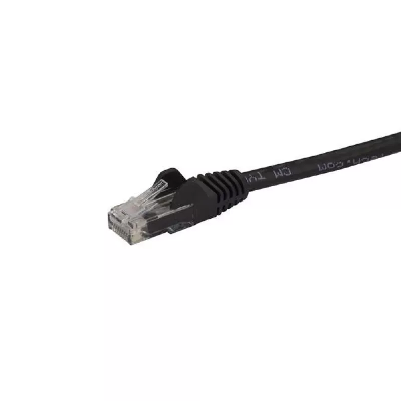 StarTech.com 1,5 m CAT6 Etherneti kaabel – Must CAT 6 Gigabit Etherneti juhe – 250 MHz 100 W PoE RJ45 UTP võrgu-/patch-kaabel, tõmbekindel, tõmbevähendusega, individuaalselt testitud