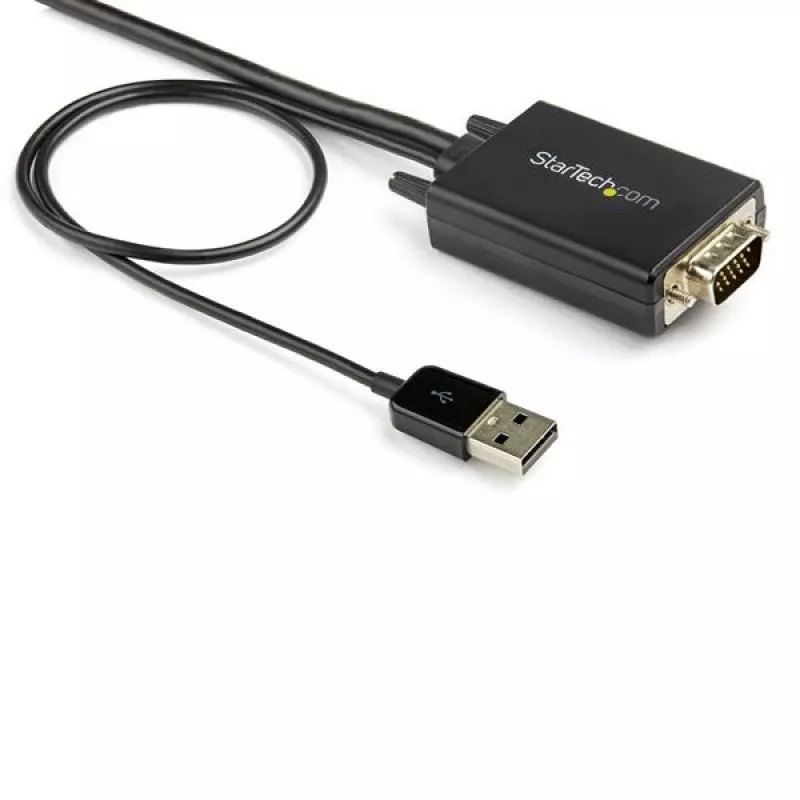 StarTech.com 2m VGA-HDMI muundurkaabel USB-heli ja toitega – analoog-digitaalvideoadapterikaabel VGA-arvuti ühendamiseks HDMI-ekraaniga – 1080p isane-isane monitorikaabel