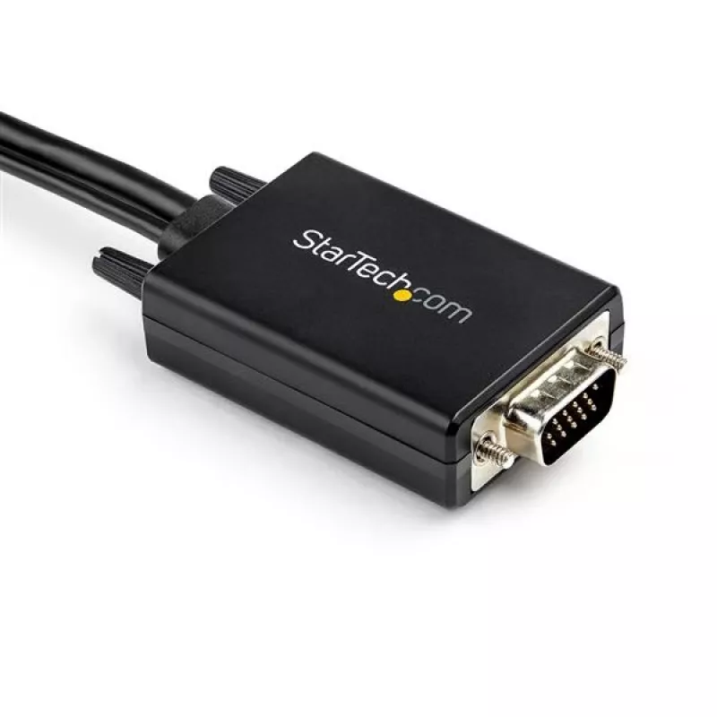 StarTech.com 2m VGA-HDMI muundurkaabel USB-heli ja toitega – analoog-digitaalvideoadapterikaabel VGA-arvuti ühendamiseks HDMI-ekraaniga – 1080p isane-isane monitorikaabel