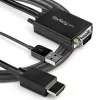 StarTech.com 2m VGA-HDMI muundurkaabel USB-heli ja toitega – analoog-digitaalvideoadapterikaabel VGA-arvuti ühendamiseks HDMI-ekraaniga – 1080p isane-isane monitorikaabel
