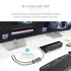 StarTech.com DP Dual HDMI MST HUB-ile – Dual HDMI 4K 60Hz – DisplayPort mitme monitori adapter 1 jala / 30 cm kaabliga – DP 1.4 mitme voo transpordi jaotur, DSC | HBR3 – DP HDMI jaoturiks