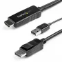StarTech.com 3 m (9.8 jalga) HDMI-DisplayPort-kaabel – 4K 30 Hz