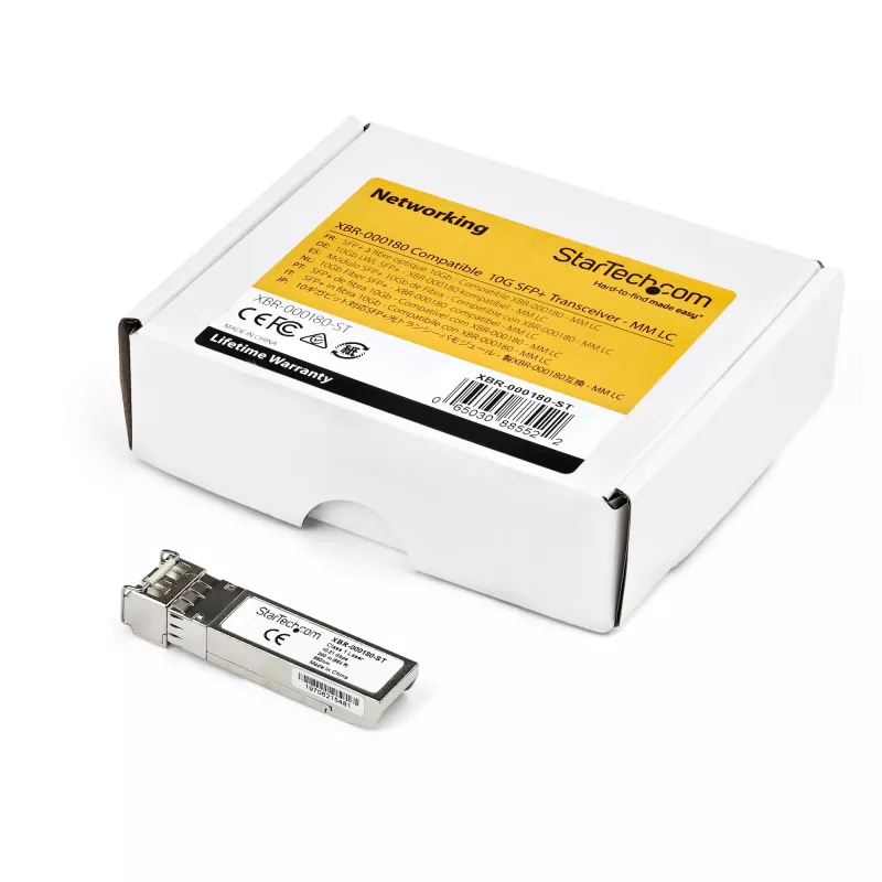 StarTech.com Arista Networks SFP-10G-SR Ühilduv SFP+ Module - 10GBASE-SRL - 10GbE Multimode Fiber MMF Optic transiiver - 10GE Gigabit Ethernet SFP+ - LC 300m - 850nm - DDM