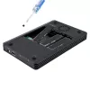 StarTech.com 4 sahtliga Thunderbolt 3 NVMe-korpus M.2 NVMe SSD-draividele, 1x DisplayPort-video / 2x TB3 allavoolu porti, 40 Gbit/s, 72 W toiteplokk, väline kõvakettakorpus