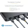 StarTech.com 4 sahtliga Thunderbolt 3 NVMe-korpus M.2 NVMe SSD-draividele, 1x DisplayPort-video / 2x TB3 allavoolu porti, 40 Gbit/s, 72 W toiteplokk, väline kõvakettakorpus