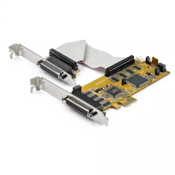 StarTech.com 8 pordiga PCI Express RS232 jadaadapterkaart, PCIe RS232 jadakaart, 16C1050 UART, madala profiiliga jada DB9 kontroller/laienduskaart, 15 kV ESD kaitse, ainult Windows – TAA