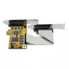 StarTech.com 8 pordiga PCI Express RS232 jadaadapterkaart, PCIe RS232 jadakaart, 16C1050 UART, madala profiiliga jada DB9 kontroller/laienduskaart, 15 kV ESD kaitse, ainult Windows – TAA