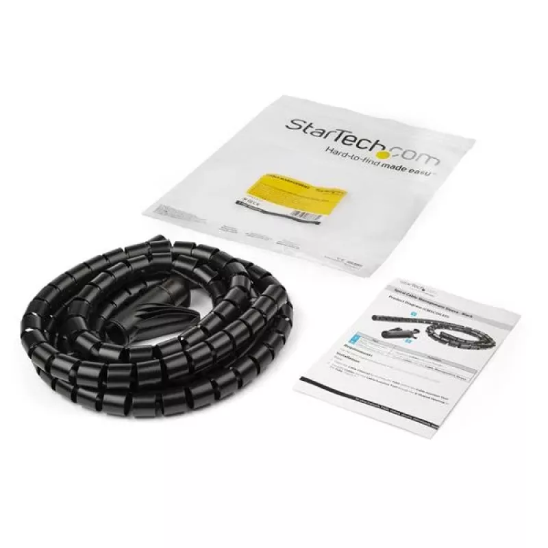 StarTech.com 1.5 m (4.9 ft.) Kaablihaldustoru - Spiraalne - 25 mm (1 in.) Läbimõõt