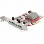 StarTech.com 4-pordiline USB PCIe-kaart – 10 Gbps USB PCI Express laienduskaart kahe kontrolleriga – 2x USB-C ja 2x USB-A porti (USB 3.2/3.1 Gen 2) – USB/USB-C PCI-e kaart – täisprofiil