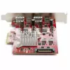 StarTech.com 4-pordiline USB PCIe-kaart – 10 Gbps USB PCI Express laienduskaart kahe kontrolleriga – 2x USB-C ja 2x USB-A porti (USB 3.2/3.1 Gen 2) – USB/USB-C PCI-e kaart – täisprofiil