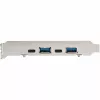 StarTech.com 4-pordiline USB PCIe-kaart – 10 Gbps USB PCI Express laienduskaart kahe kontrolleriga – 2x USB-C ja 2x USB-A porti (USB 3.2/3.1 Gen 2) – USB/USB-C PCI-e kaart – täisprofiil