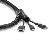 StarTech.com 2,5 m kaablihaldamishülss - spiraal - 45 mm läbimõõt