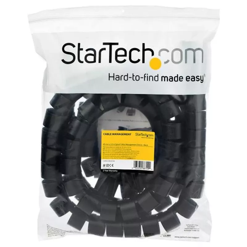 StarTech.com 2,5 m kaablihaldamishülss - spiraal - 45 mm läbimõõt
