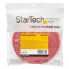 StarTech.com 25ft takja- ja aasapaela rull – mõõtu lõigatavad korduvkasutatavad kaablisidemed – tööstuslik juhtmekinnituslint / reguleeritavad kangast mähised punased / korduvkasutatavad isekinnituvad kaablihaldustööriistad