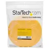 StarTech.com 25ft Hook and Loop Roll - Cut-to-Size Reusable kaabel Ties - Bulk Industrial Wire Fastener Tape /Adjustable Fabric Wraps kollane / Resuable Self Gripping kaabel Management Straps