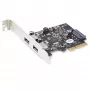 StarTech.com 2-pordine USB PCIe kaart kiirusega 10 Gbps pordi kohta – USB 3.1/3.2 Gen 2 Type-A PCI Express 3.0 x2 hostkontrolleri laienduskaart – lisaseadme adapterkaart – täis-/madalprofiil – Windows ja Linux